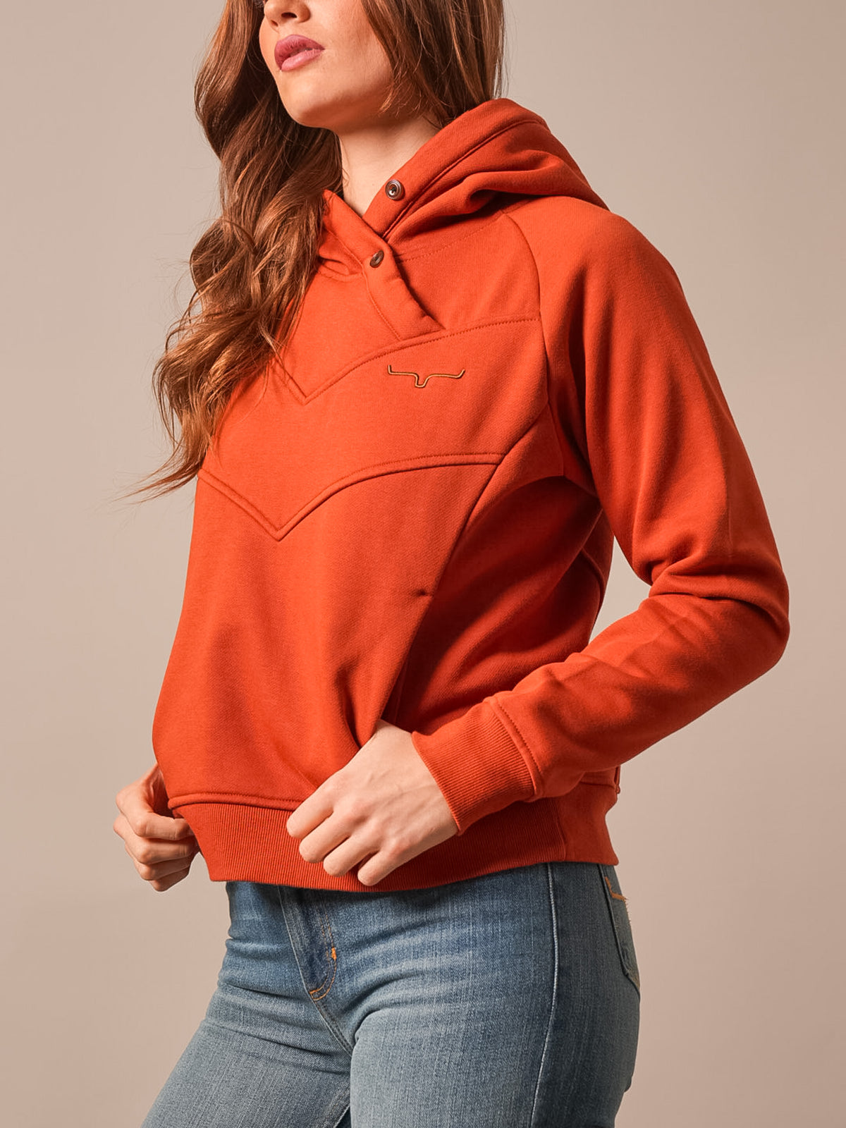 Kimes Ranch Women's Ella Burnt Red Hoodie