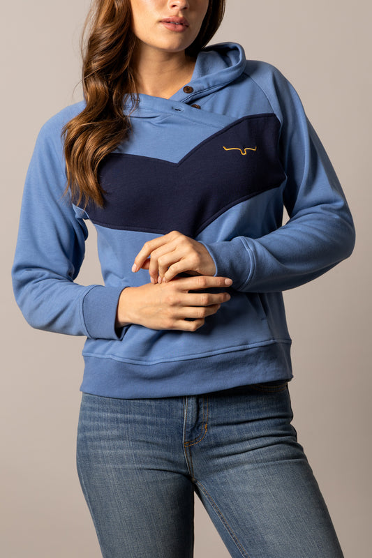 Kimes Ranch Women's Mid Blue Stella Hoodie