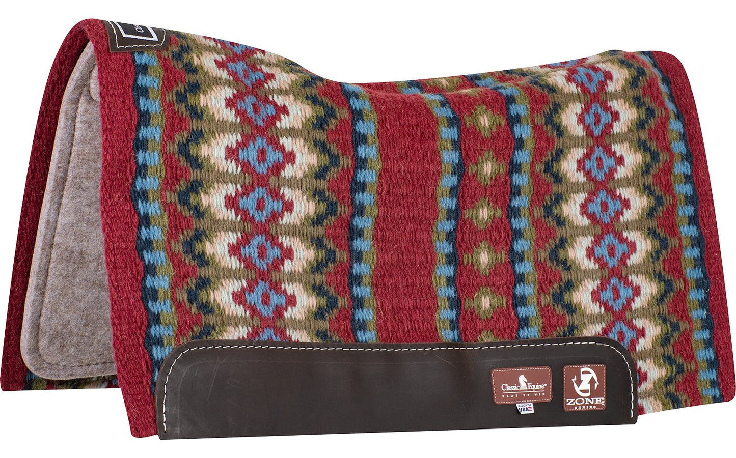 Classic Equine Wool Blanket Top Zone™ Saddle Pad