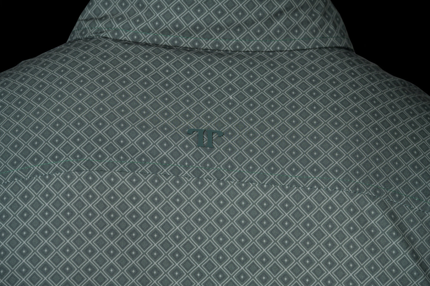 Ferrell Men's The Buddy Green Print Western Shirt