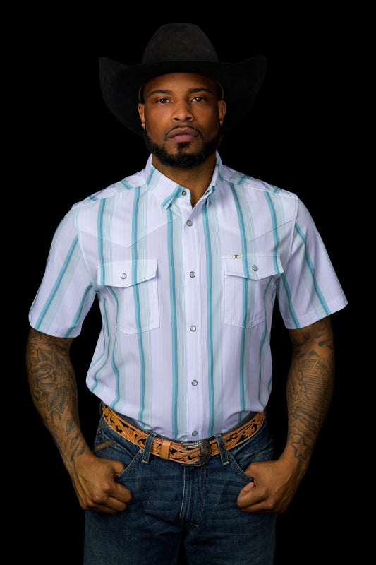 Ferrell Men's The Tristan Short Sleeve Western Shirt