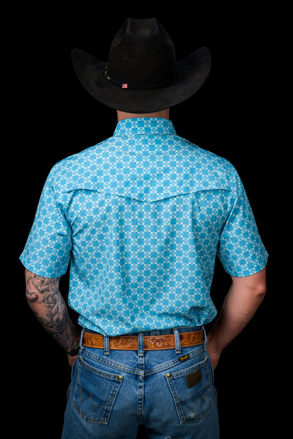 Ferrell Men's The Prescott Short Sleeve Western Shirt