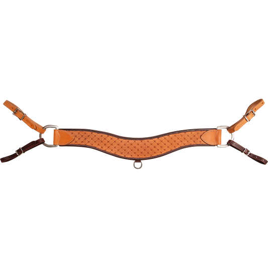 Martin 4” Steer Tripping Breastcollar - Quilted Tooling