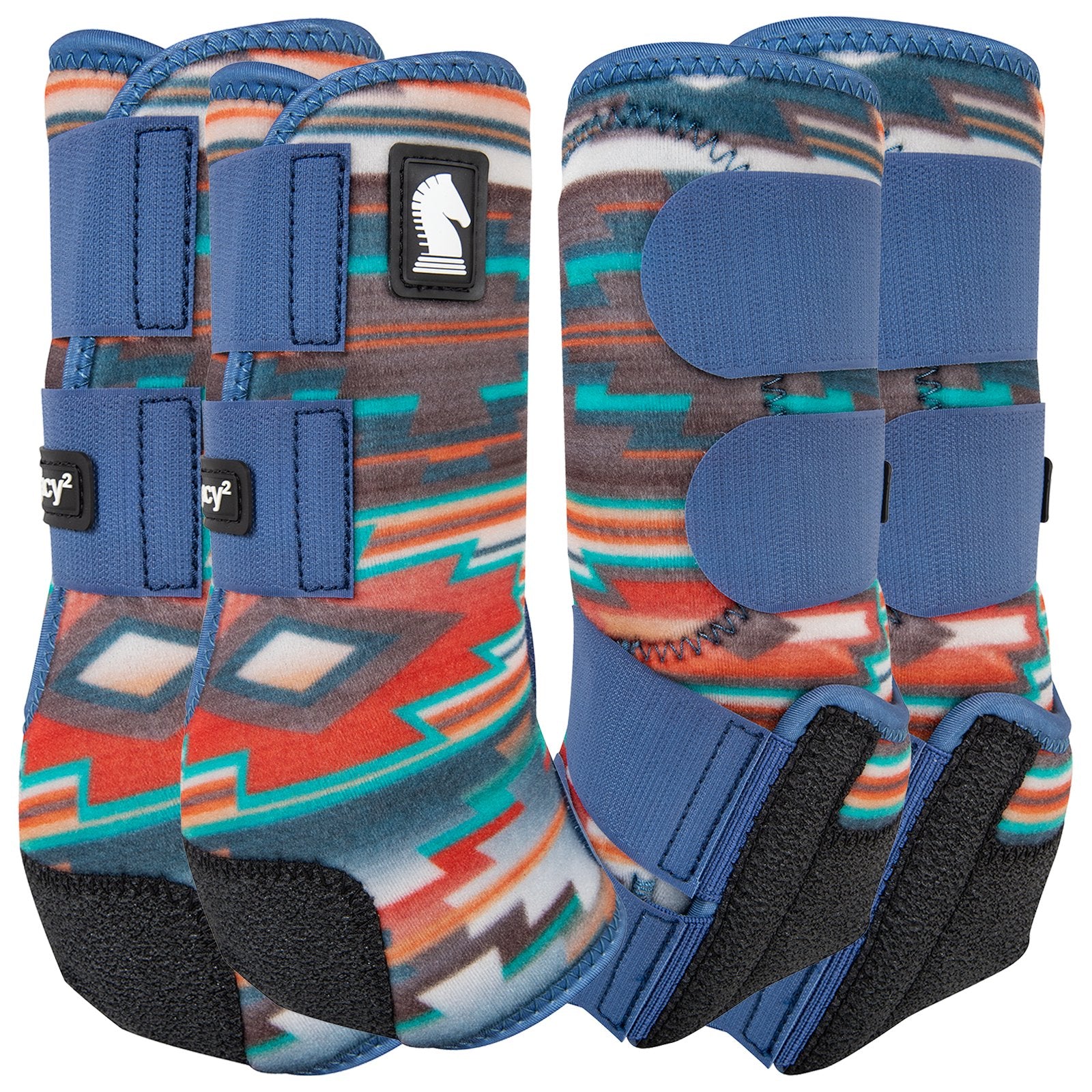 ジノリ　ジオポンティ　Equestrian 乗馬　19.5×2 Classic Equine Legacy2® Sport Boots 4 Pack - Patterns – Leanin