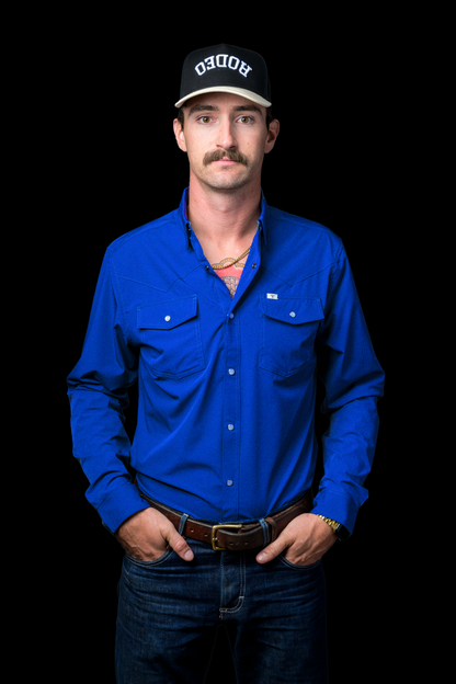 Ferrell Men's Core Cobalt Blue Western Shirt