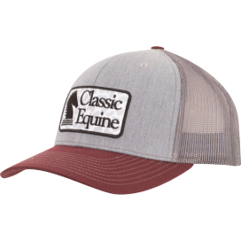 Classic Equine Cheetah Patch Trucker Snapback Cap