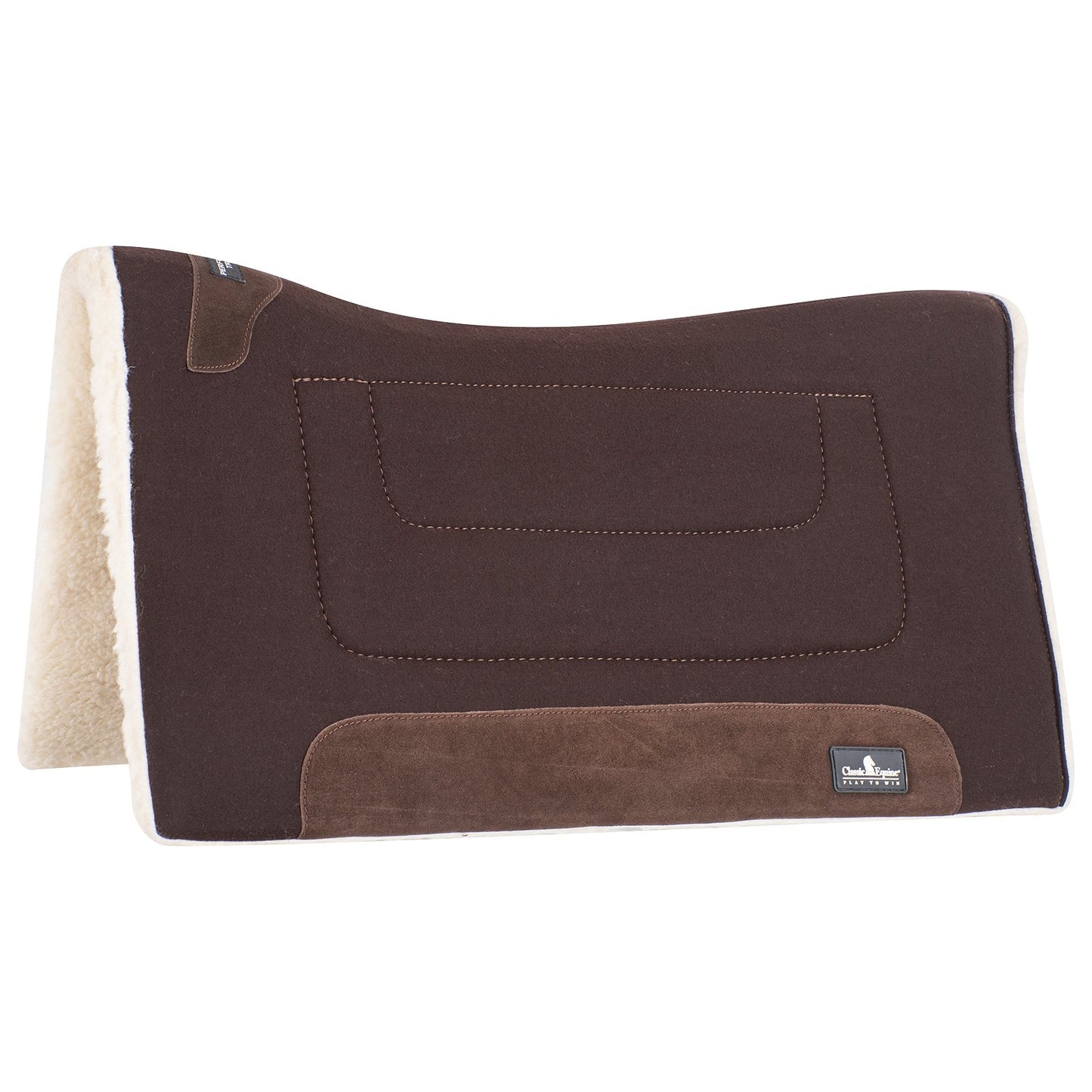 Classic Equine Performance Trainer Saddle Pad with Felt Top