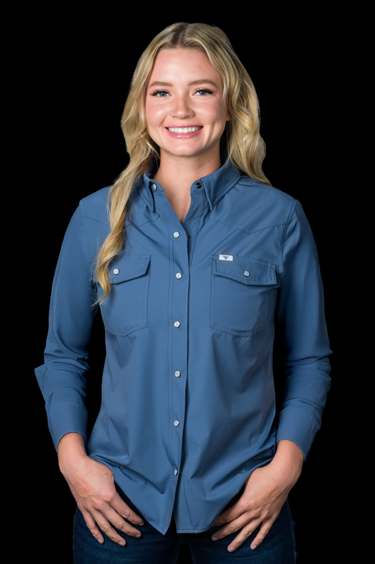 Ferrell Women's Core Blue Western Shirt