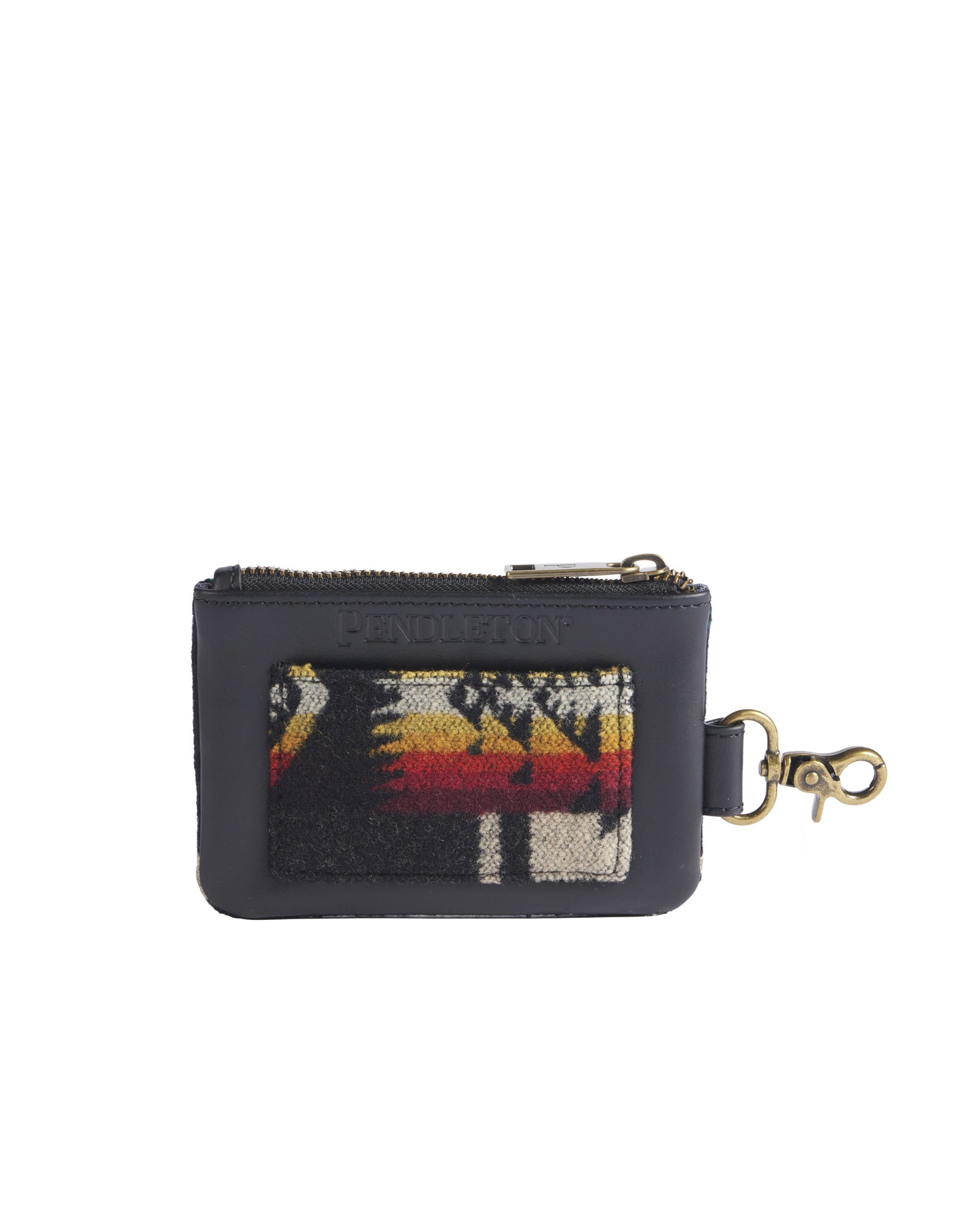 Pendleton Chief Joseph Black Zip Card Case