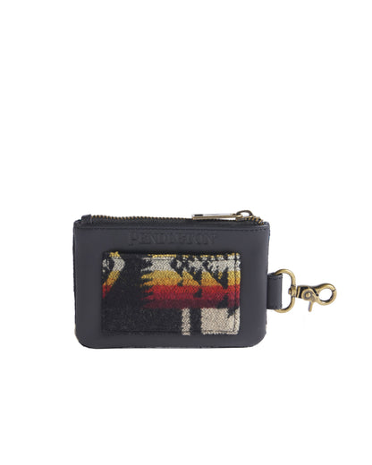 Pendleton Chief Joseph Black Zip Card Case