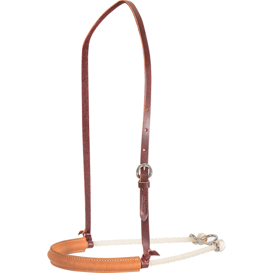 Martin Leather Covered Rope Noseband - Natural Smooth