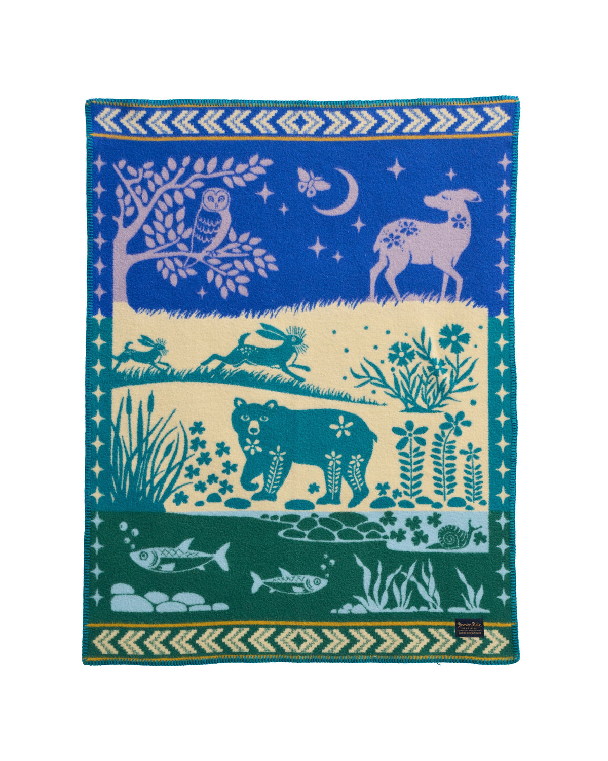 Pendleton Folk Forest Jacquard Crib Blanket