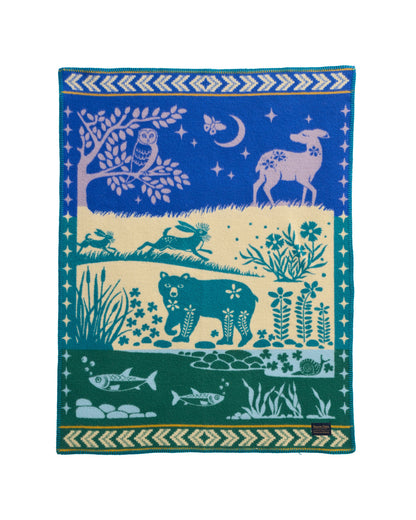 Pendleton Folk Forest Jacquard Crib Blanket
