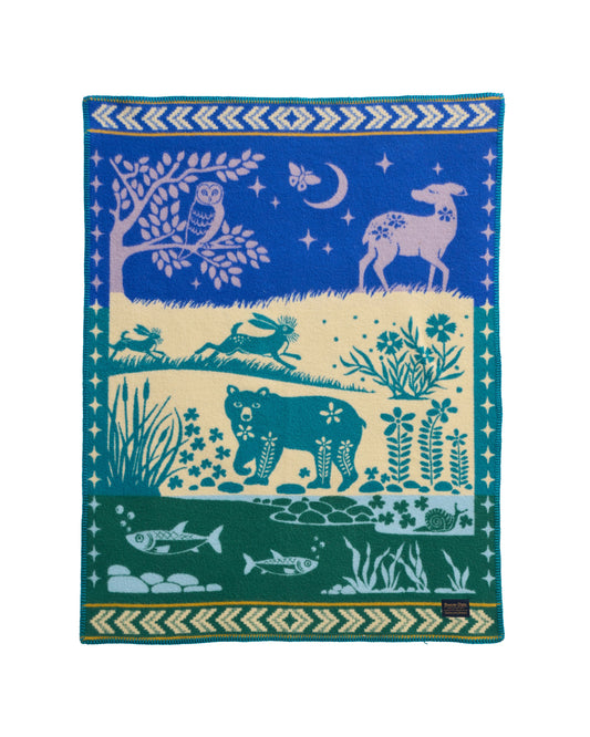 Pendleton Folk Forest Jacquard Crib Blanket