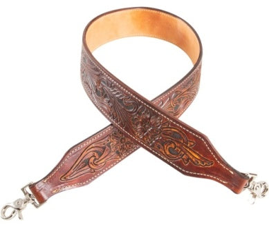 Martin Leather Rope Can Strap- Floral Tooled