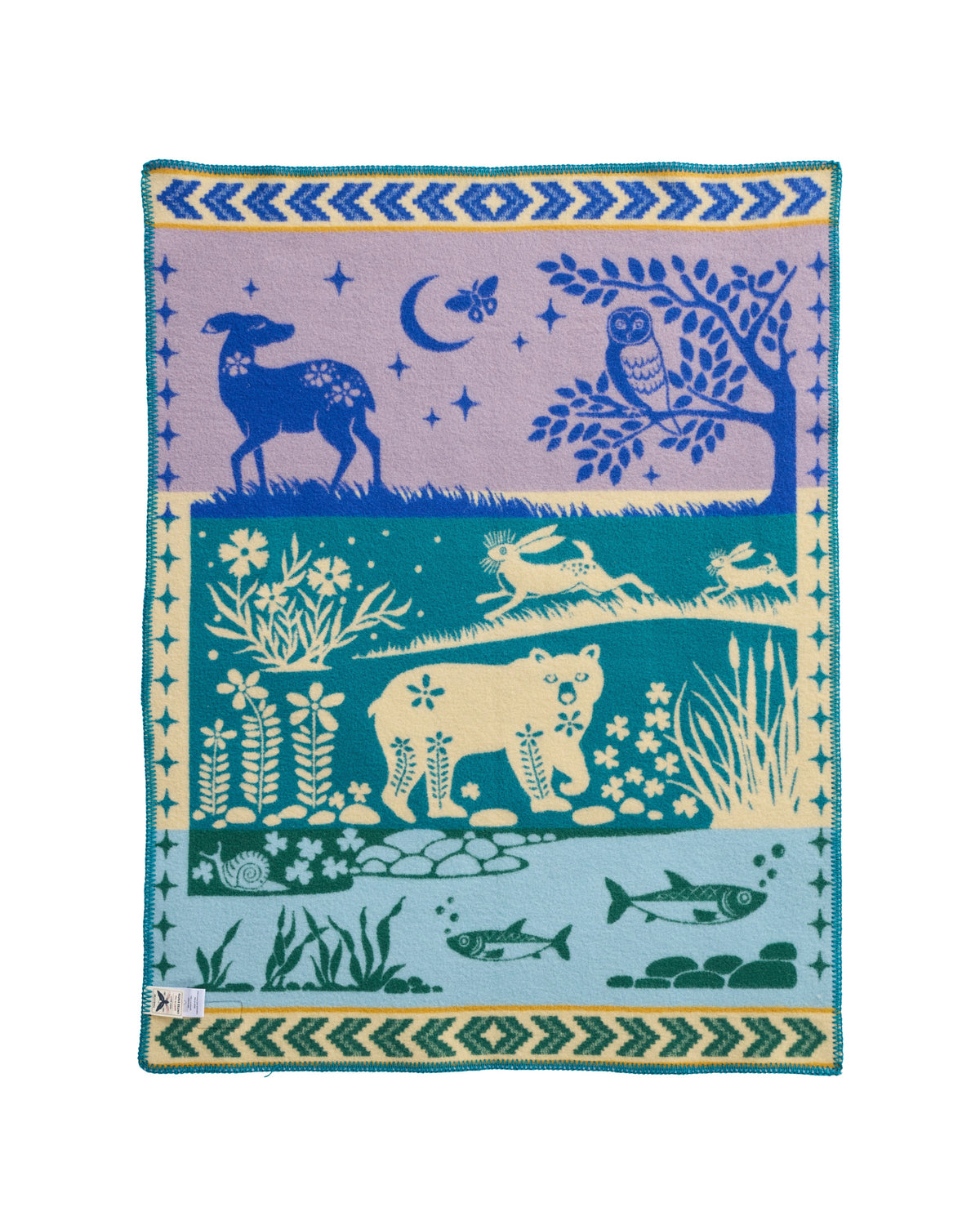 Pendleton Folk Forest Jacquard Crib Blanket
