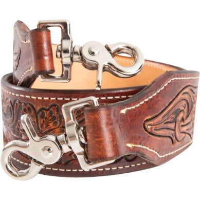 Martin Leather Rope Can Strap- Floral Tooled