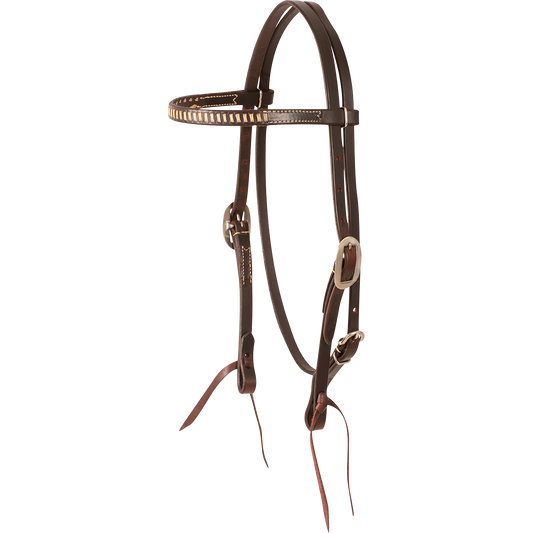 Martin Browband Headstall with Rawhide Lacing
