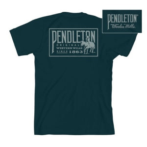 Pendleton Men's Atlantic Blue Original Western Graphic T-Shirt