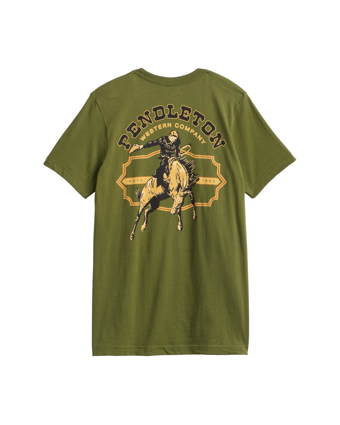 Pendleton Men's Olive Western Graphic T-Shirt