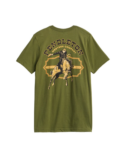 Pendleton Men's Olive Western Graphic T-Shirt