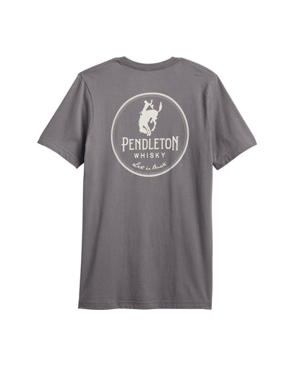 Pendleton Men's Asphalt Whisky Logo T-Shirt