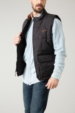 Kimes Ranch Men's Black Dakota Vest