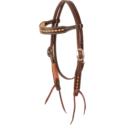 Martin Chocolate Tack Set with Skirting Diamond Stamp
