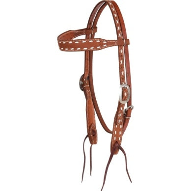 Martin Chestnut Buckstitched Tack Set