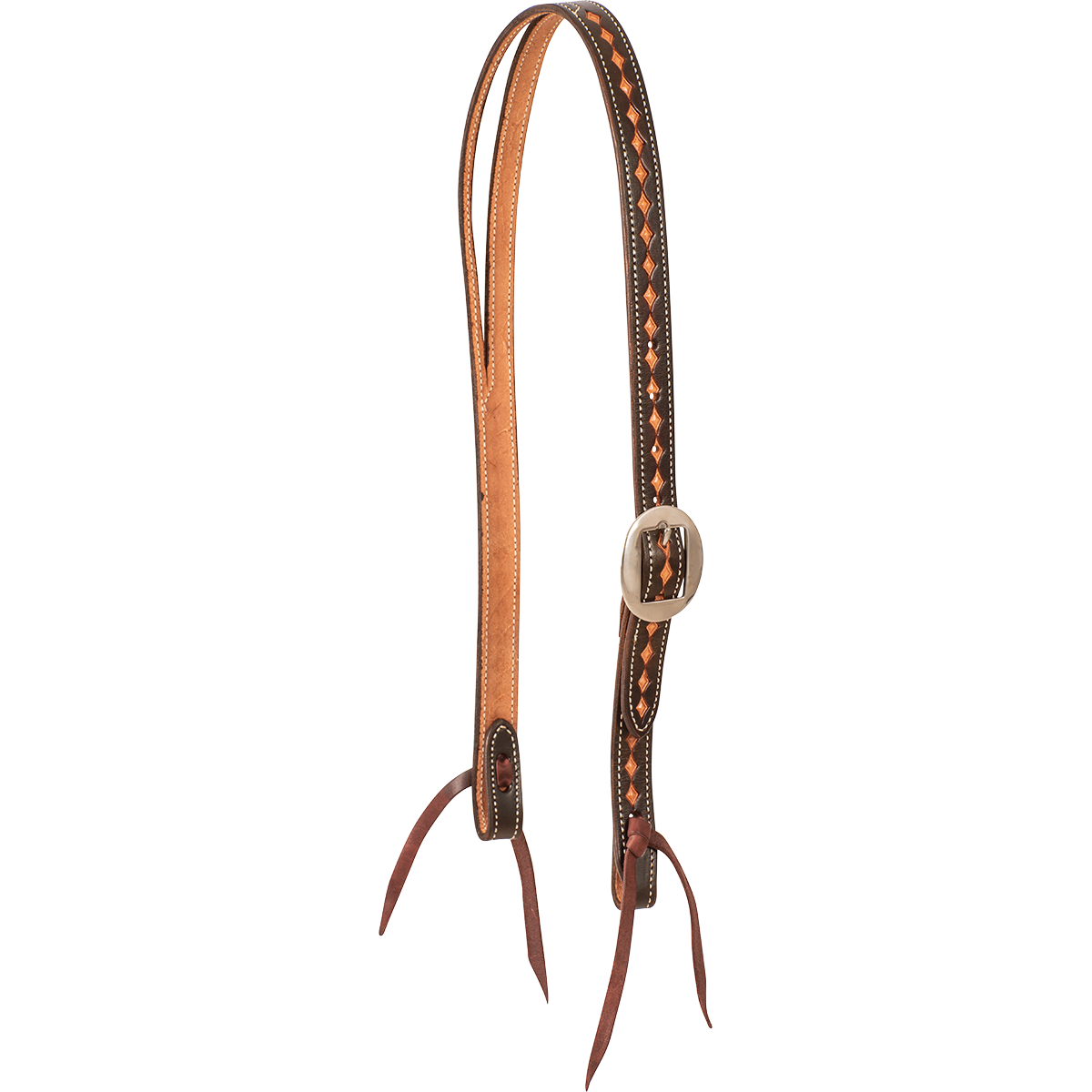 Martin Chocolate Tack Set with Skirting Diamond Stamp