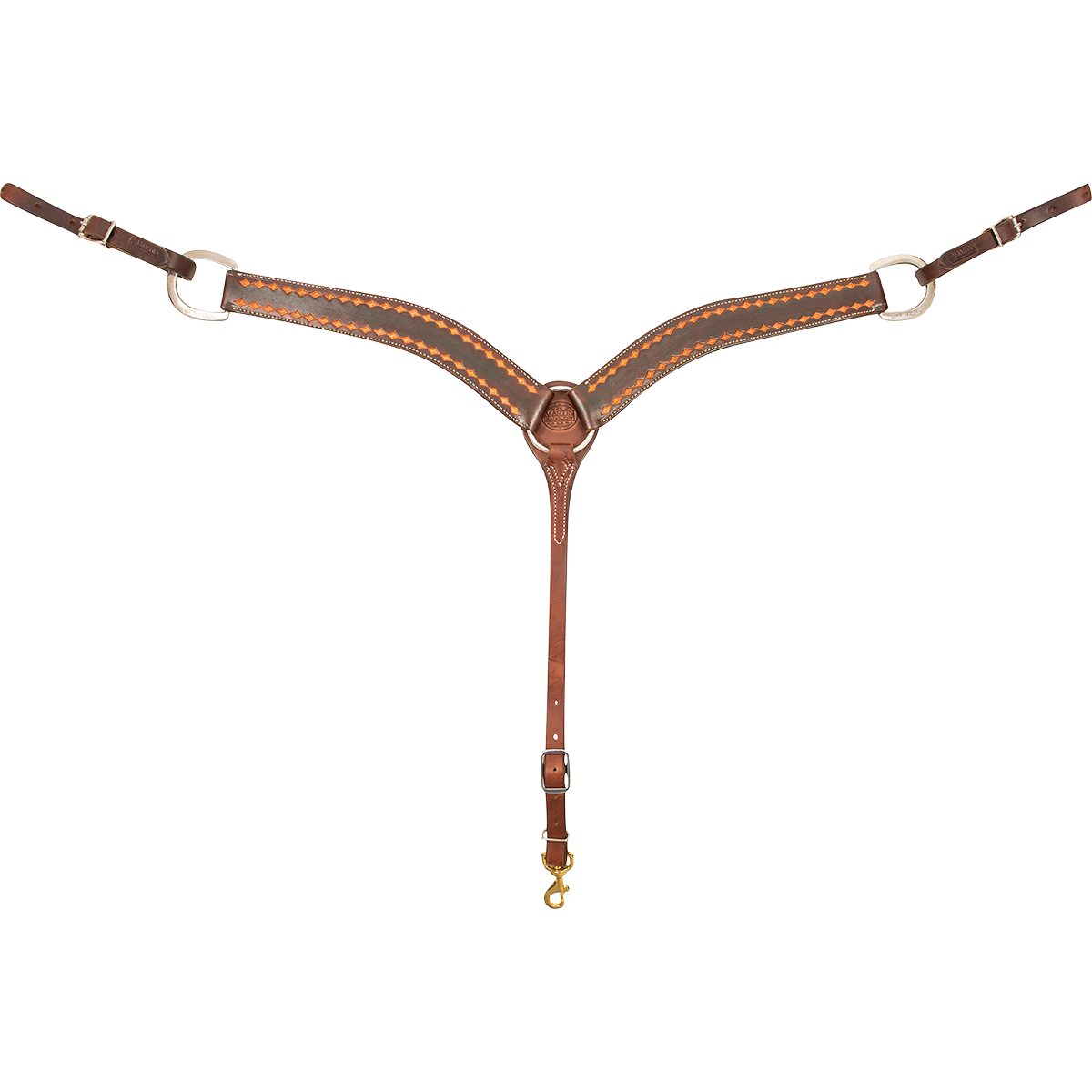 Martin Chocolate Tack Set with Skirting Diamond Stamp