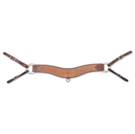 Martin 4” Steer Roper Breastcollar - Wrapped Roughout