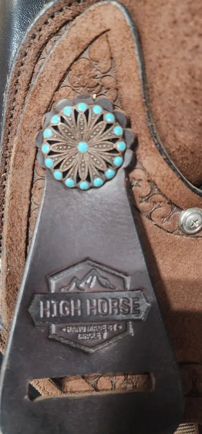 USED. High Horse (Circle Y) 12’’ Lindale Youth Barrel Saddle - 12’’ - Used Saddle