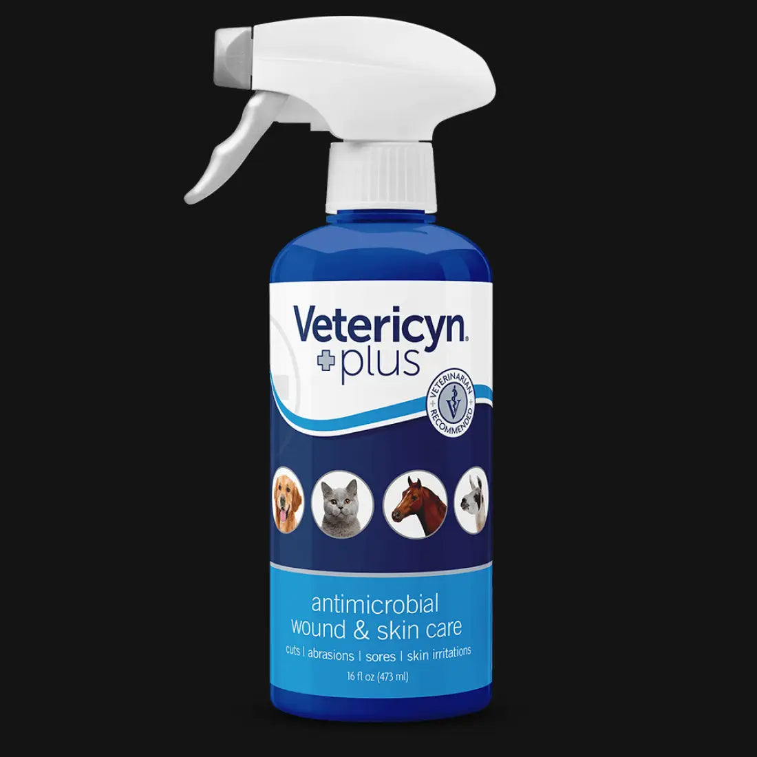 Vetericyn Plus® Antimicrobial All Animal Wound and Skin Care 16 oz Wound Care