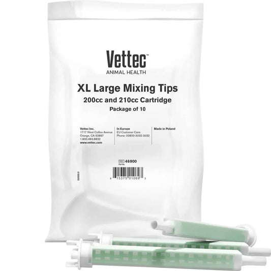 Vettec 210cc Mix Tip - 12 Count Farrier