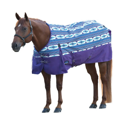 Weatherbeeta ComFiTec Essential Turnout Standard Neck 220G Winter Blanket 75’’ / Purple Navajo Print Winter Blanket