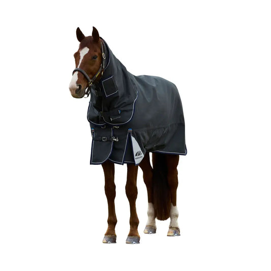 Weatherbeeta Comfitec Ultra Turnout Detach-A-Neck 360G Winter Blanket (With Snug-Fit/Cozi Guard Neck) 72’’ / Charcoal