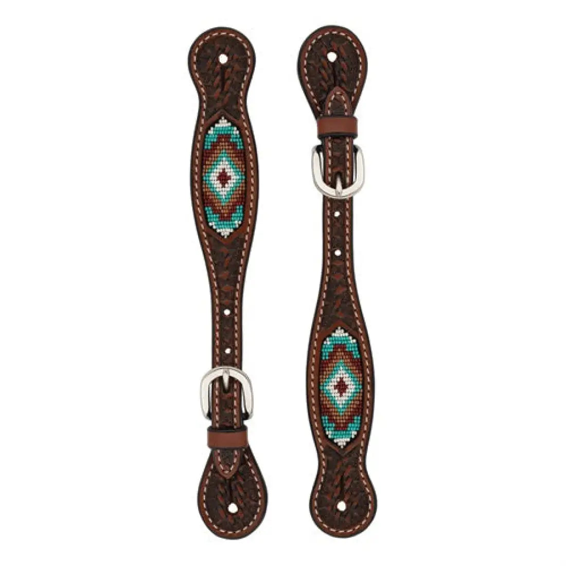 Weaver Beaded Tack Set Ladies Spur Straps Tack Set