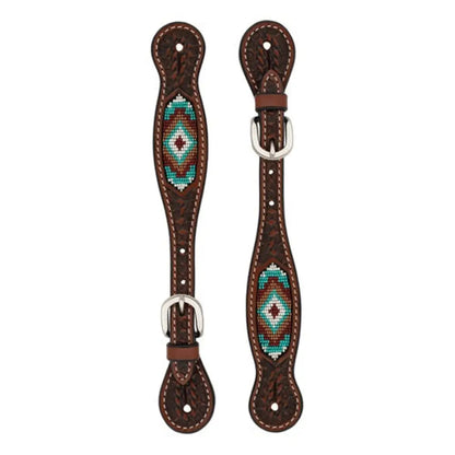 Weaver Beaded Tack Set Ladies Spur Straps Tack Set