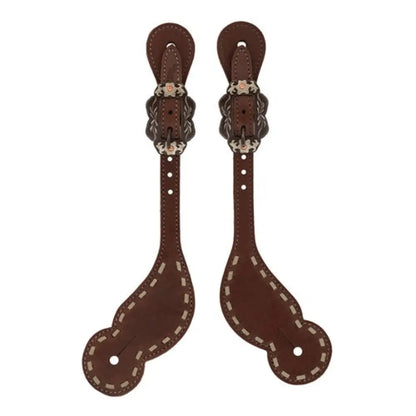 Weaver Buckstitch Dusk Tack Set Spur Straps Tack Set