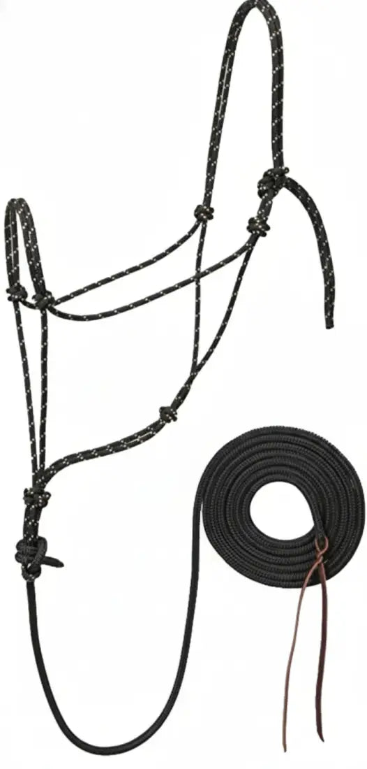Weaver Leather Silvertip Trailblazer Halter with 12’ Lead Halter