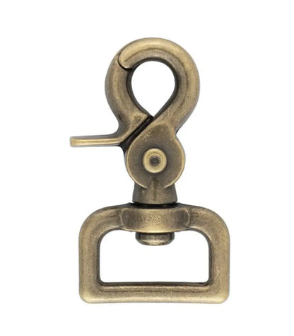 Weaver Scissor Snap - 1’’ Antique Brass Snap