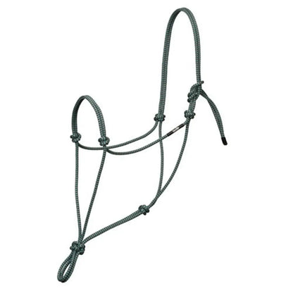 Weaver Silvertip® Big Sky Rope Halter Weanling / Chocolate/Turquoise Halter