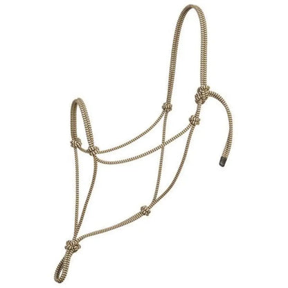 Weaver Silvertip® Big Sky Rope Halter Weanling / Tan/Black Halter