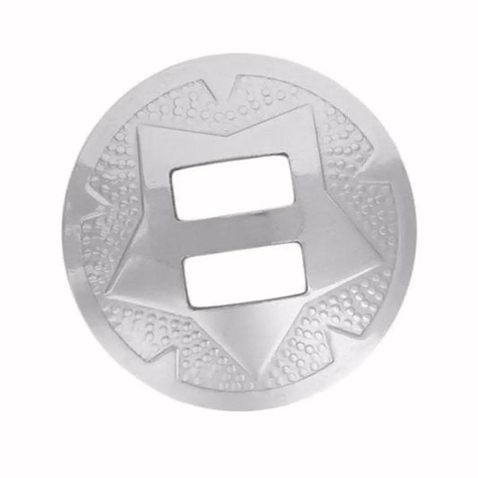 Weaver Slotted Conchos - 1 1/2’’ (Price Each) Chrome Brass Concho