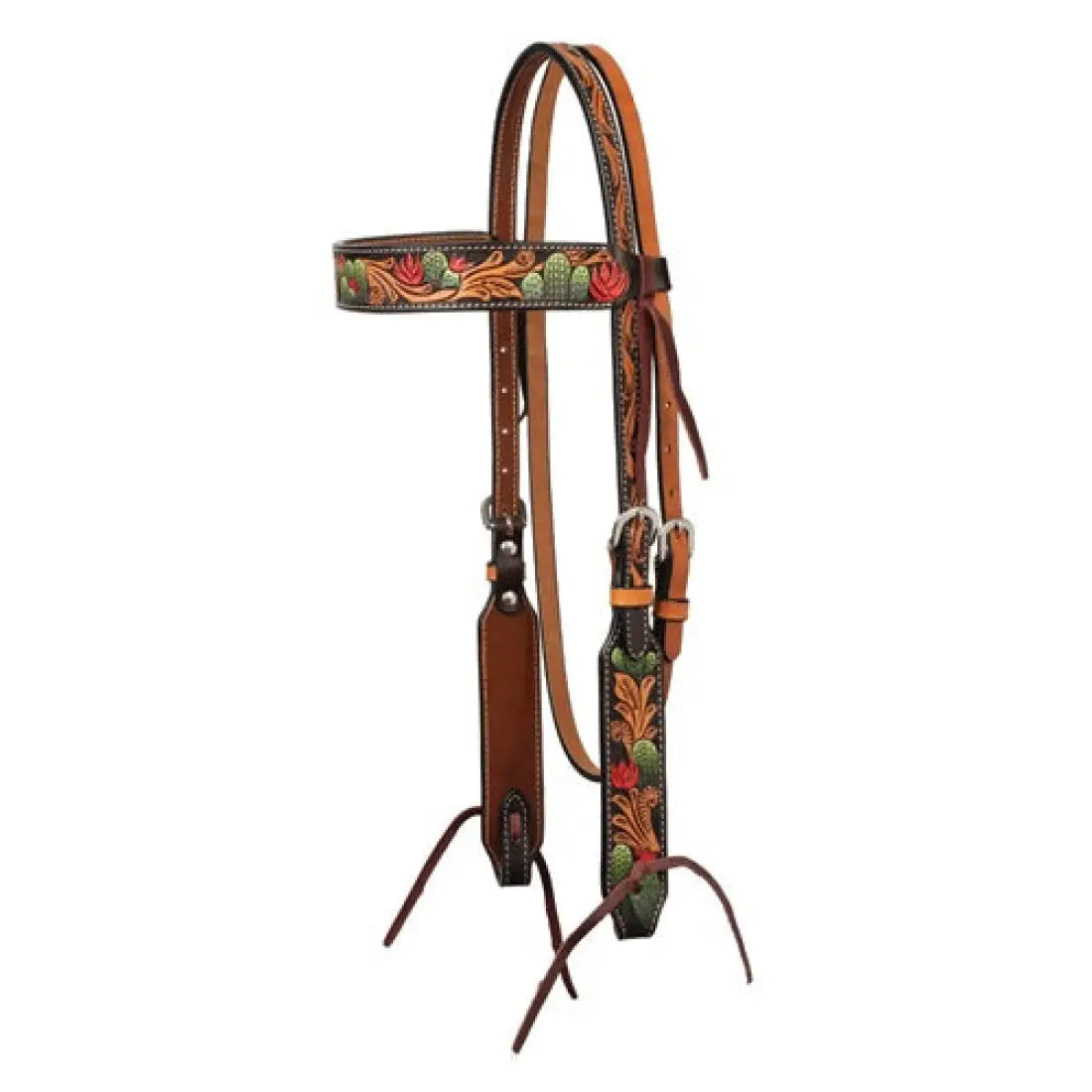 Weaver Turquoise Cross Cactus Tack Set Browband Headstall Tack Set