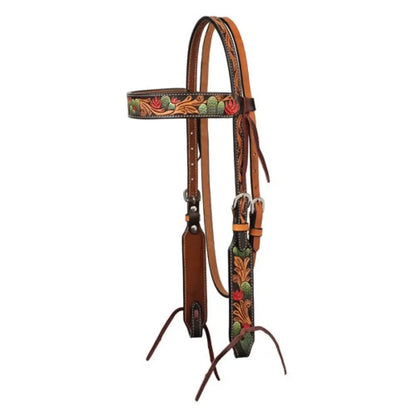 Weaver Turquoise Cross Cactus Tack Set Browband Headstall Tack Set