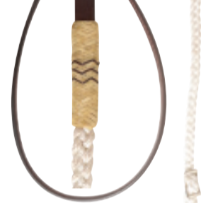 Cashel Adjustable Reins with Flat Braid Ends