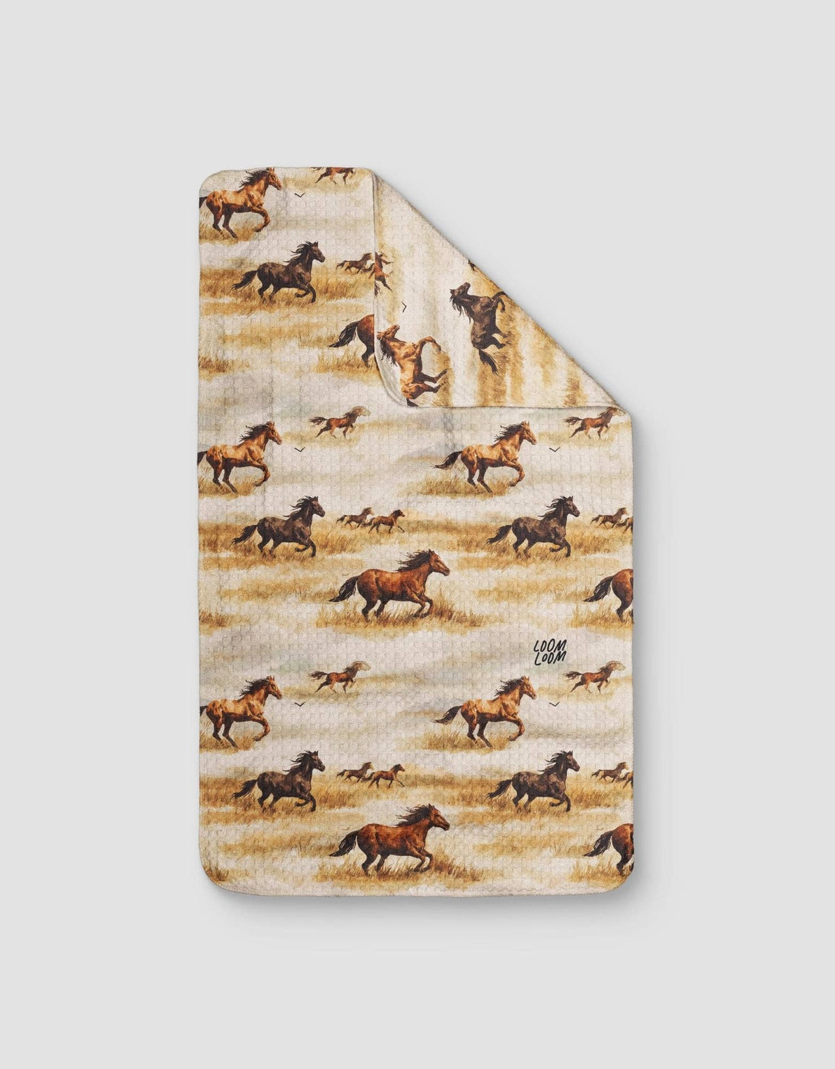 Wild Horses- Loom Loom Kitchen Tea Towel