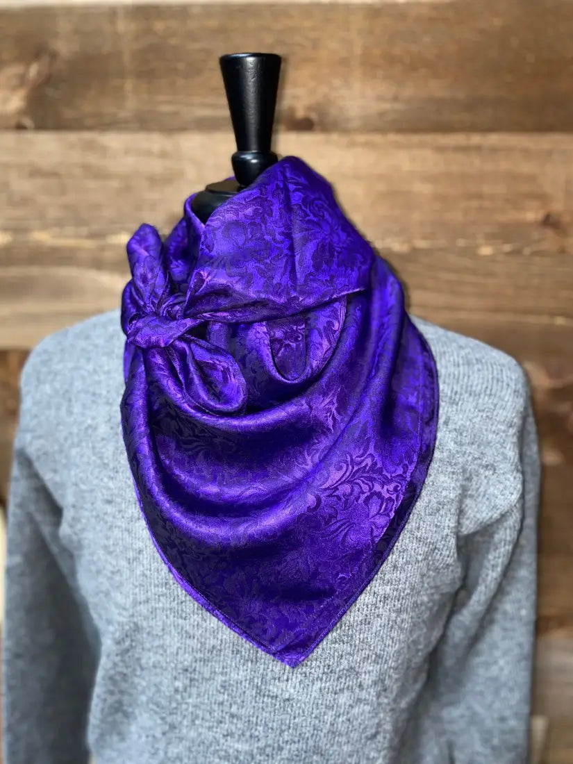 Wild Rags by Lois - Jacquard Hyacinth / 36x36 Wild Rags & Scarves